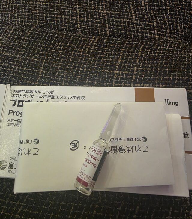 1 amp progynon japan wth syrynge